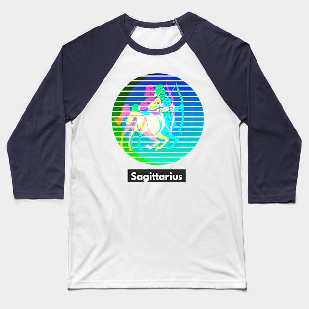 Sagittarius (zodiac birthday) Baseball T-Shirt by PersianFMts